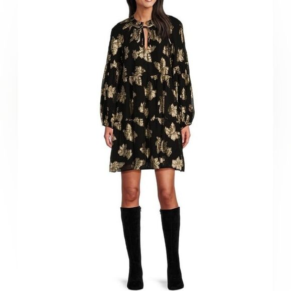 Tommy Bahama Dresses & Skirts - Tommy Bahama Shimmering Shores Tiered Dress Size Small Holiday Party Festive